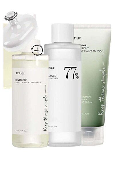 Anua Heartleaf مجموعة العناية بالبشرة أنوا وندر هارت ليف
