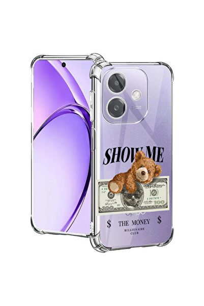 bestcase Carcasă spate antișoc pentru Oppo A60 5G / A40 / A40M, Ursuleț de pl...