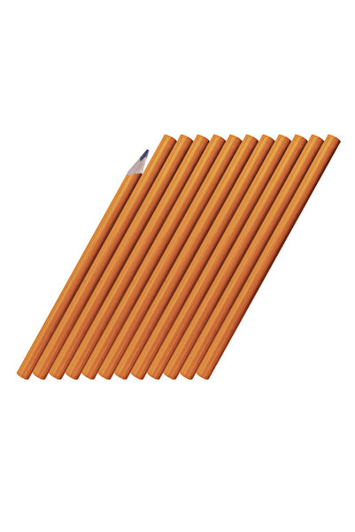 OEM Set de 12 creioane HB pentru tâmplar, pentru lemn, hârtie, carton, piatră...