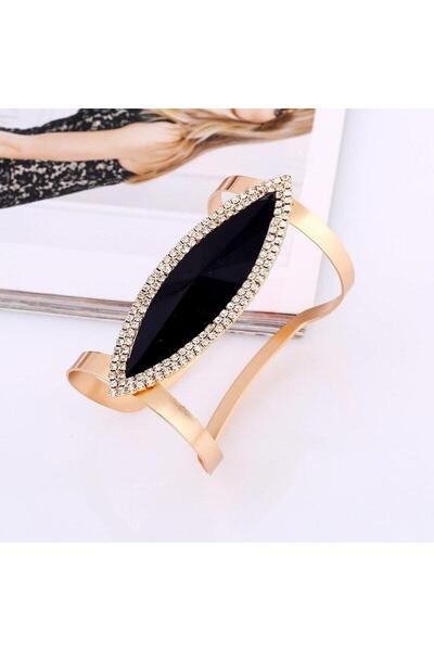 Pursehuit Brățară culoare aurie, reglabilă, cu pietre, Oderia C1