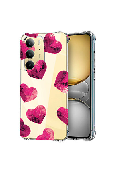 bestcase Αντικραδασμική πίσω θήκη για Realme C75, μοτίβο καρδιάς, 1988296 AS 987