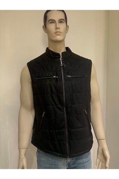 NEW VENTURE GIAN FERRE SOLID LEATHER ERKEK DERİ CEKET
