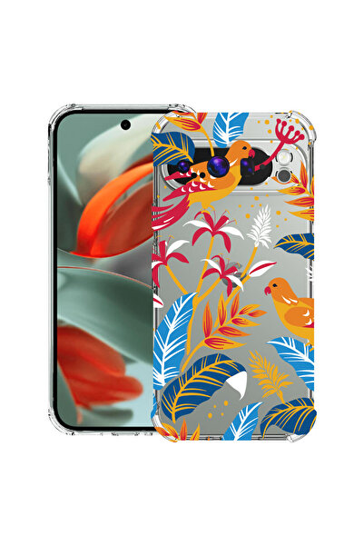 bestcase Carcasă spate antișoc pentru Google Pixel 9 Pro XL, păsări colorate,...