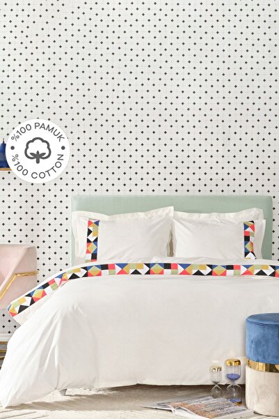 Karaca Home Комплект двоспальних підковдр з вишивкою Cedric Multi