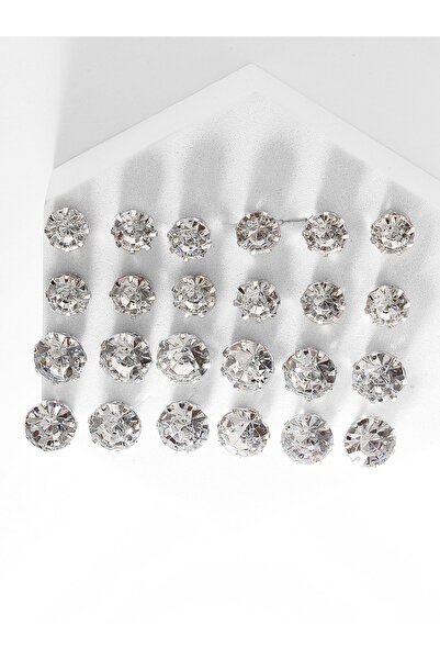 Take Two By Styli Set of 12 - Embellished Earrings