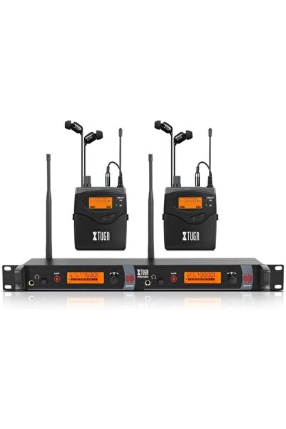Generic Original For XTUGA RW2080 UHF Wireless Stage Singer In-Ear Monitor System (2 BodyPacks)