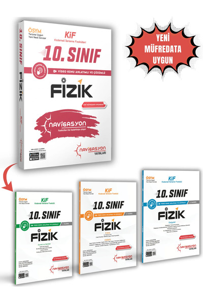 Navigasyon yayınları 10. Sınıf Fizik Kademeli İlerleme Fasikül Seti (MEB Müfr...