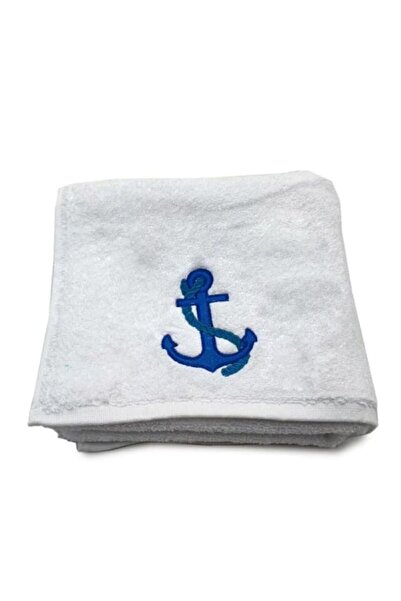 H Hotel Supplier Prosop de Baie Brodat, Hotel Supplier, bumbac 100%, Alb, 50x...