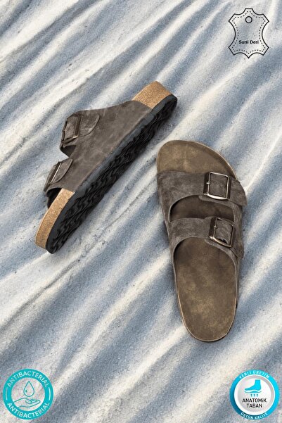 indispensablely Madrid Unisex Orthopedic Sole Strap Buckle Daily Comfortable Home & Outdoor Slippers