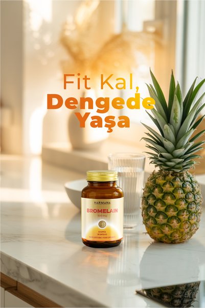 HARMANA Bromelain 500 Mg Dietary Supplement 30 Capsules