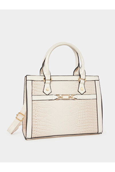 Take Two By Styli Black Dual Handle Handbag