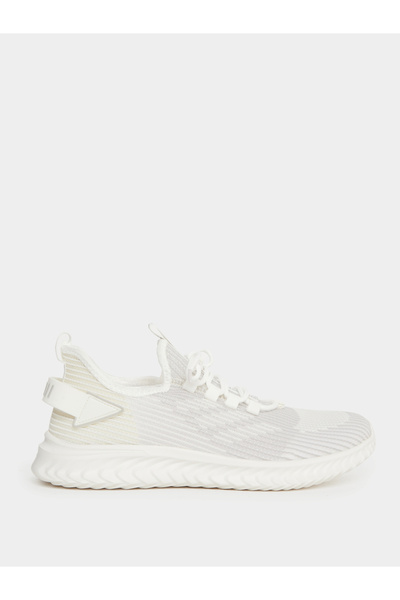 Take Two By Styli Textured Lace Up Sneakers