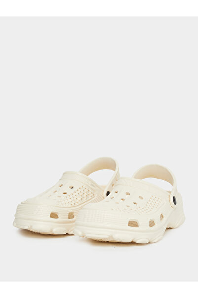 Take Two By Styli Vamp Perforated Solid Heel Strap Clogs