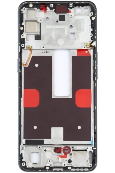 Generic For OPPO Reno4 5G PDPM00, PDPT00, CPH2091 Front Housing LCD Frame Bezel Plate - Black