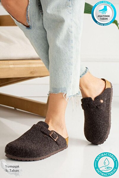 indispensablely Oslo Women's Winter Closed-Front Felted Daily Comfortable Sabo House Slippers
