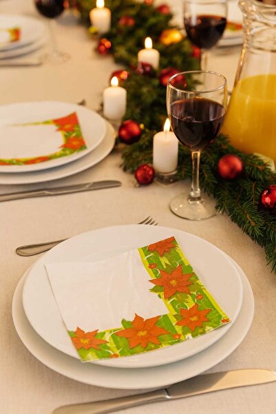 CKM silikon Suna K Signature Collection – Premium 3-Ply Patterned Napkins (2 Packs – 40 Pieces)