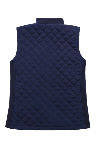 OEM Lightweight, padded, breathable vest with slanted side pockets, Blue S