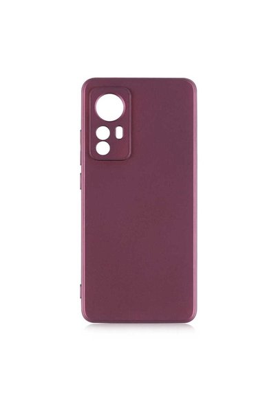 Generic Brand غطاء حماية سيليكون OMSY Premier لهاتف Mi 12 - لون البرقوق