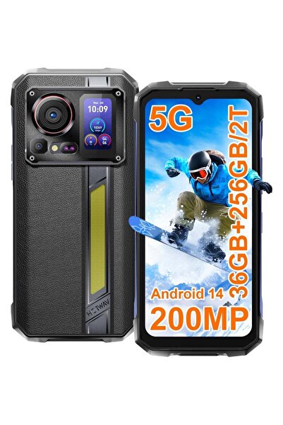 HOTWAV هاتف Hyper 7 Pro 5G المتين، 36 جيجابايت + 256 جيجابايت/2 تيرابايت، نظا...