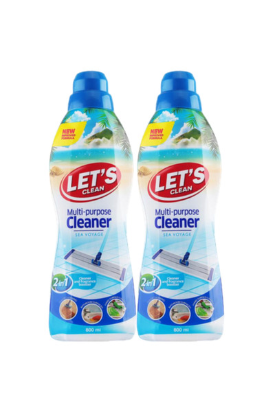 Let's Clean Multi-Purpose Cleaner Sea Voyage 800ml Pack of 2