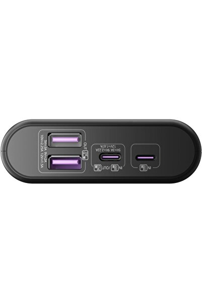 Romoss PCT10 PB 10000mAh 20W PD USB-C IN 18W/OUT 20W LIGHTNING IN 18W 2xUSB-A OUT 22.5W BLACK