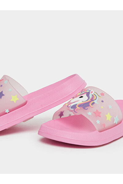 Take Two By Styli Girls Graphic Print Slippers