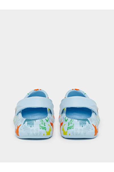 Take Two By Styli Boys Graphic Print Heel Strap Clogs