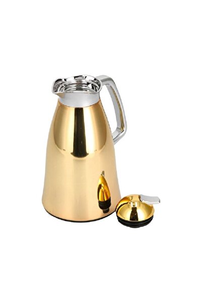 Dallaty Vacuum flask beige and gold 1L