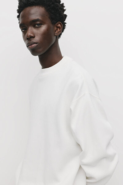 Pull & Bear Basic round neck sweatshirt