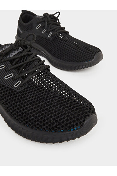 Take Two By Styli Textured Lace Up Sneakers