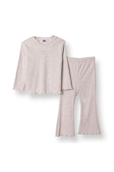 ebebek Hello Baby HelloBaby Kız Bebek Leopar Bluz-Tayt Kaşkorse Reçme Paça