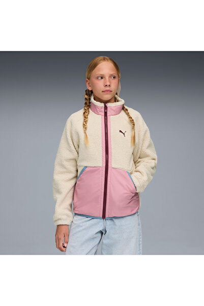 Puma Essential Animal Çocuk Krem Ceket