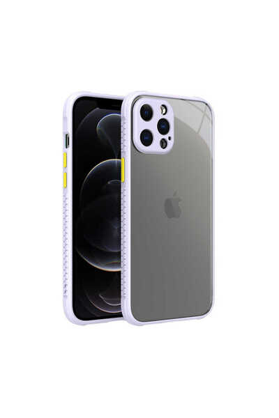 zore iPhone 12 Pro Max Compatible Omsy Kaff Case-Purple