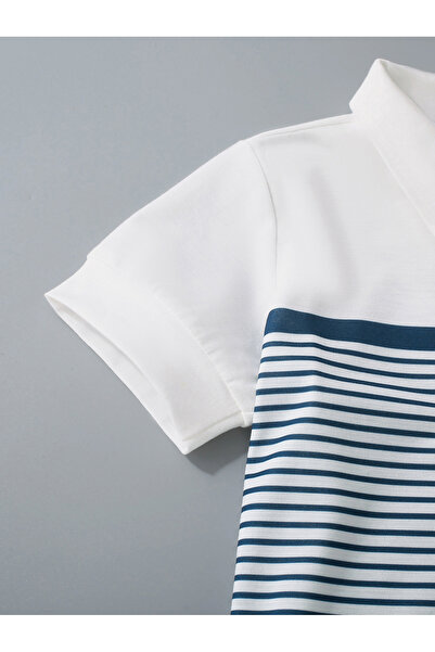 Take Two By Styli Boys Striped Polo T-Shirt