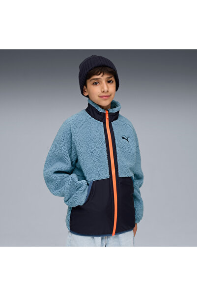 Puma Tech Çocuk Mavi Ceket