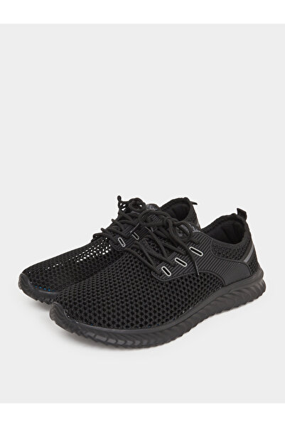 Take Two By Styli Textured Lace Up Sneakers