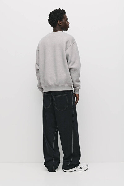 Pull & Bear Basic round neck sweatshirt