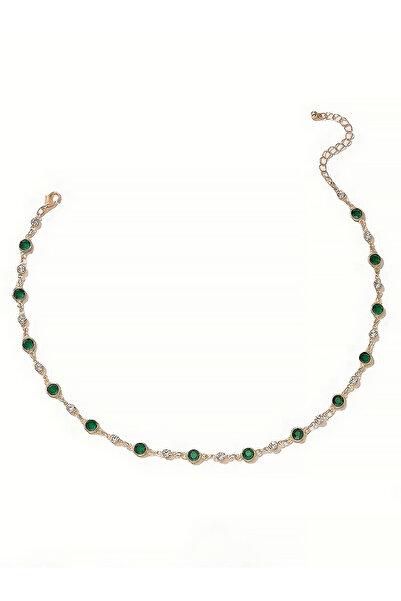Take Two By Styli Embellished Link Necklace