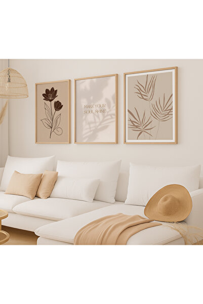 VOBA STORE SET DE TABLĂ MDF CU CADRU MINIMALIST -82-1