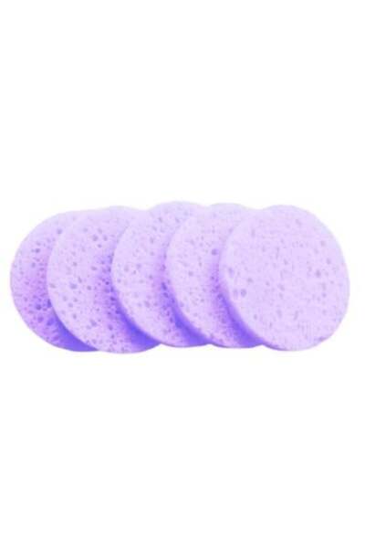 BEAUTY SYSTEM اسفنجة مكياج متعددة الاستخدامات من بيوتي سيستم، بنفسجي - ١٢ قطعة