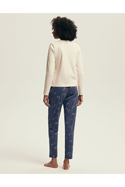 Henderson Pijamale clasice pentru femei cu model floral, culori elegante și croială stilată | Delanie