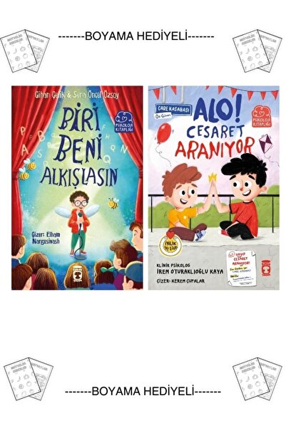 Timaş Yayınları Boyamalı Biri Beni Alkışlasın Alo Cesaret Aranıyor Cihan Çeli...