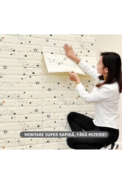 Flippy Αυτοκόλλητα τοίχου, Flippy, αυτοκόλλητα, 70 x 77 cm, Καλυμμένη επιφάνεια 5,3 τ.μ., PVC