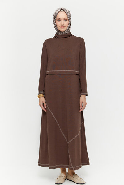 Setrms Spor Dikişli Triko Elbise