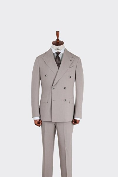 Kadir Büyükkaya Erkek Kruvaze Takım Elbise-KAB1235S
