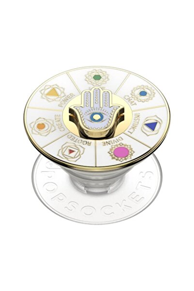 Dali PopSocket cu suport pentru telefon sau tabletă, PopGrip, Email, Spinner Chakras, Multicolor