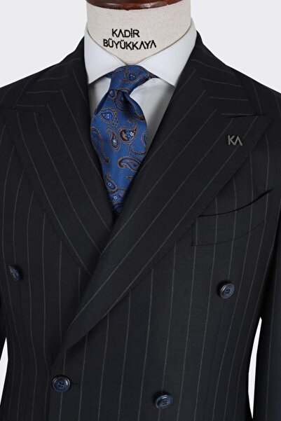 Kadir Büyükkaya Erkek Kruvaze Takım Elbise-KAB1228S