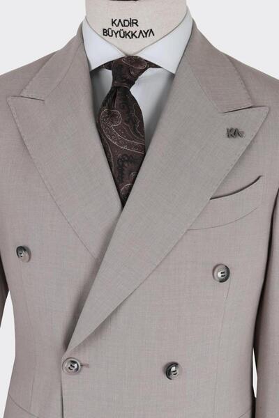 Kadir Büyükkaya Erkek Kruvaze Takım Elbise-KAB1235S