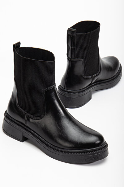 MaskButik Aygen Elastic Leather Boots