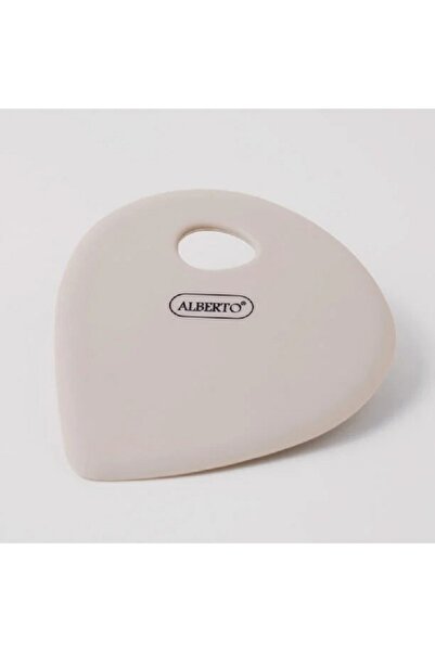 Alberto مكشطة وعاء سيليكون 12*11*0.4 سم، كريمي